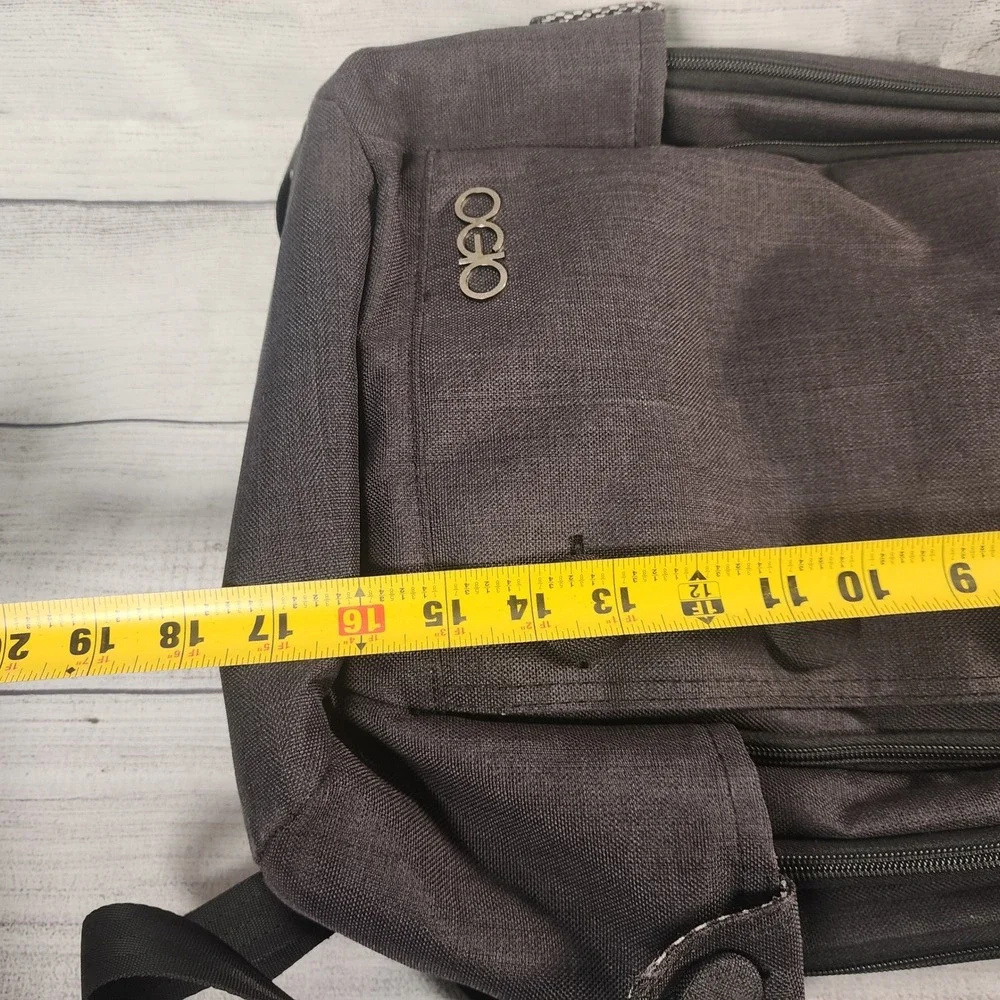 OGIO Soho Laptop Backpack Dark Gray Heathered Chevron Lining Womens Travel Bag